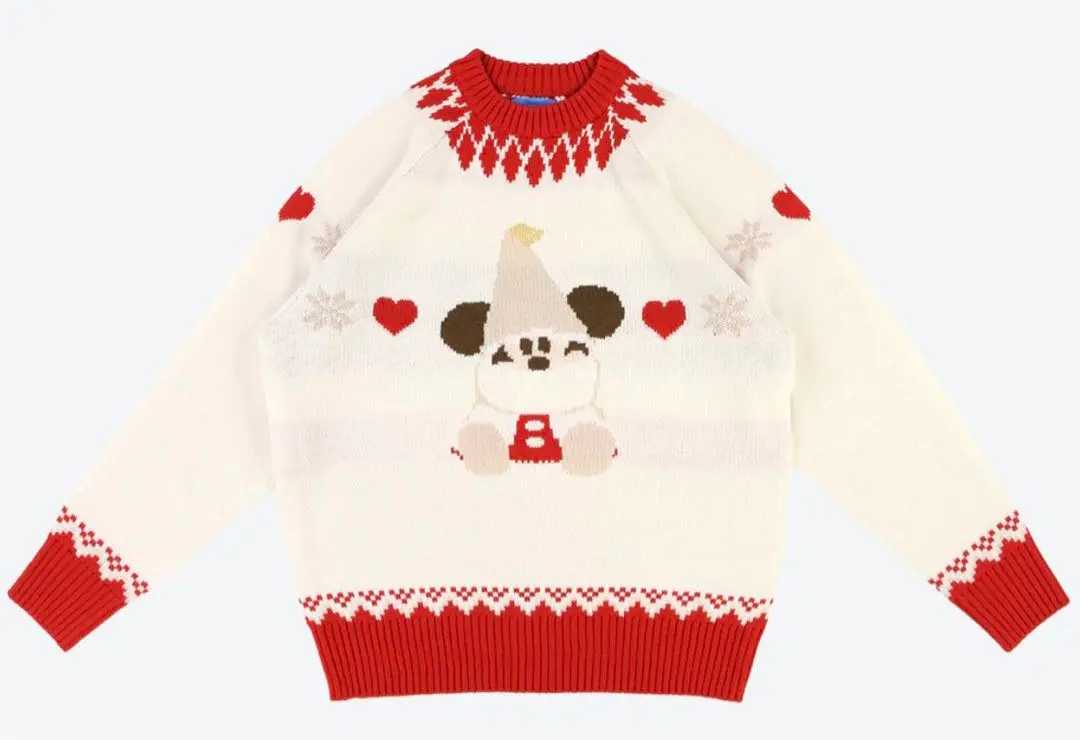 【こぱん】リルリンリン　ニット　2023赤セーター　ディズニー Amazon.co.jp: ディズニー クリスマス 2023 リルリンリン