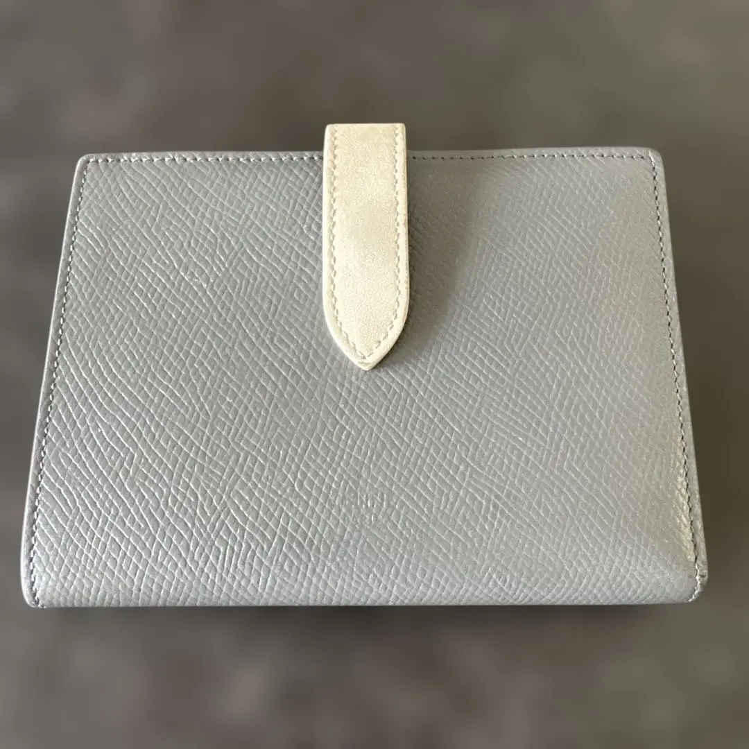 Thumbnail of Celine CELINE Gray Leather Bi-fold Wallet