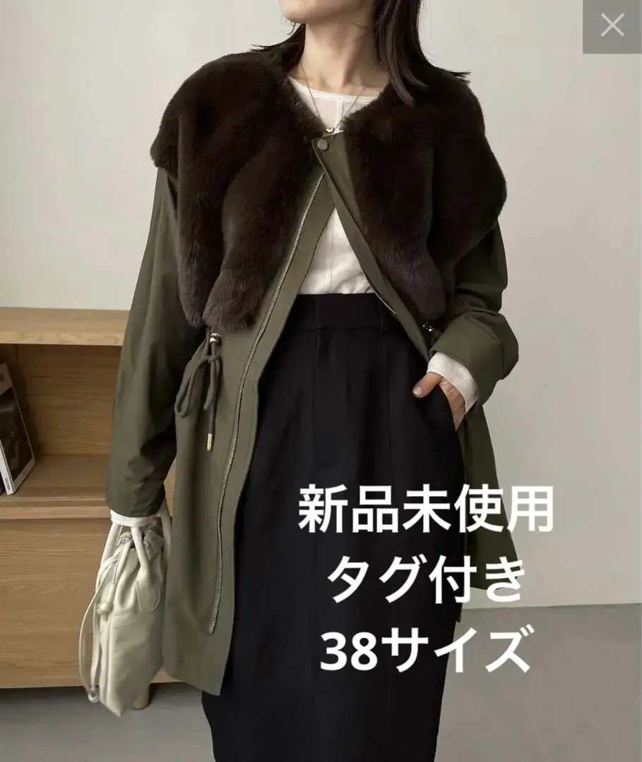 CAPRICIEUX LE'MAGE モッズコート CAPRICIEUX LE'MAGE - ファードッキングモッズコートの通販 by