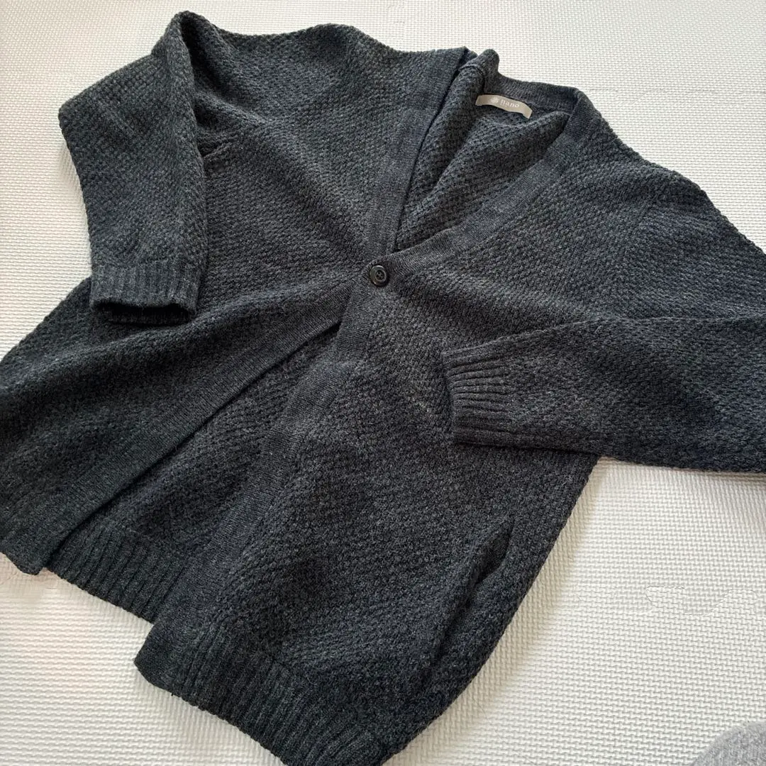 Thumbnail of nano universe Men's Cardigan Dark Gray Outerwear M Knit Cardigan