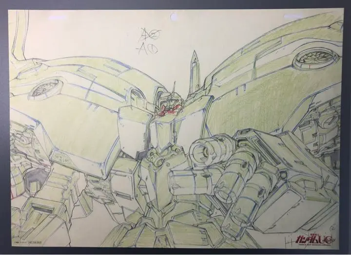 舞い降りたユニコーン 原画一点物 2025年最新】ガンダムuc 複製原画の人気アイテム - メルカリ
