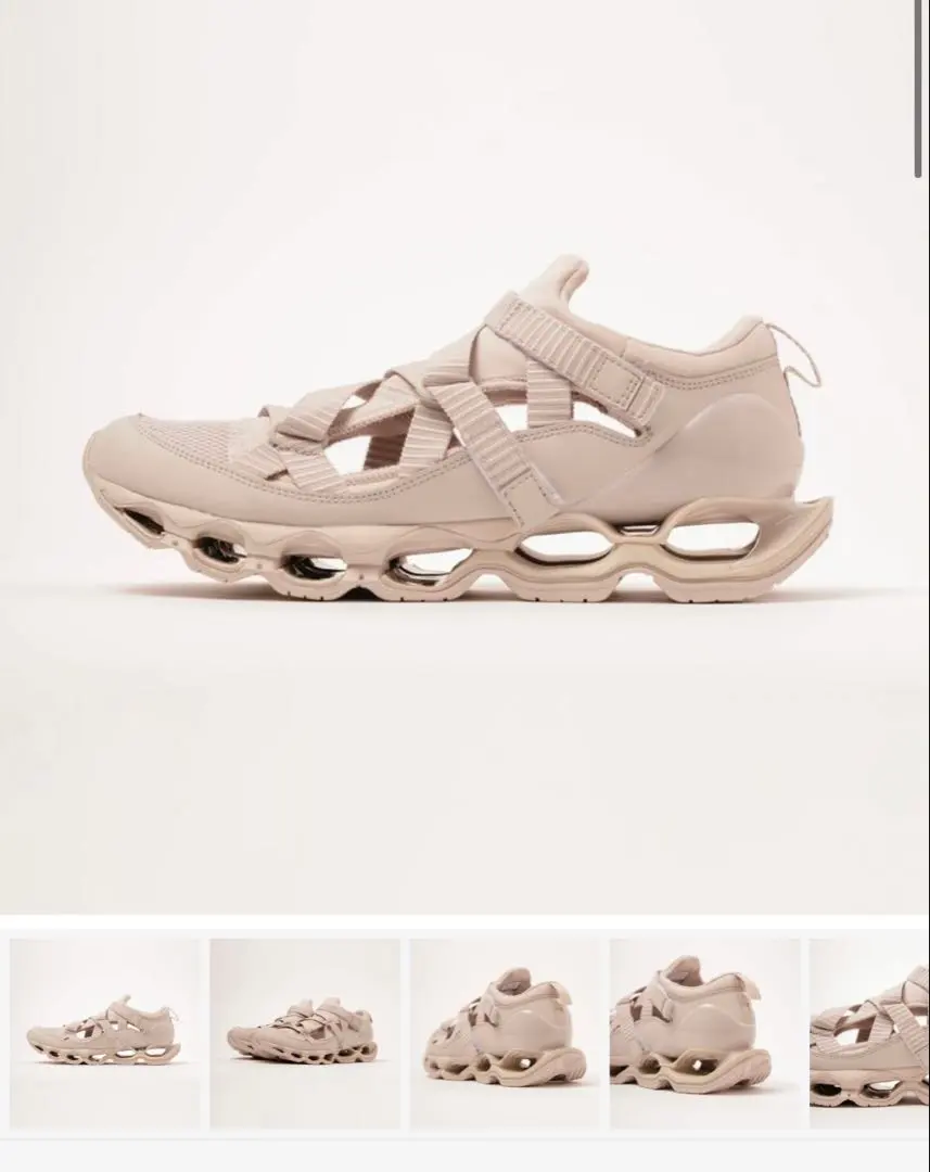 美津濃 Wave Prophecy Strap 23.0 深米色 的縮圖