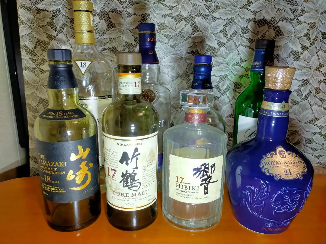 響　山崎　竹鶴　空瓶　5本セット Yahoo!オークション -「竹鶴17年 空瓶」(食品、飲料) の落札相場