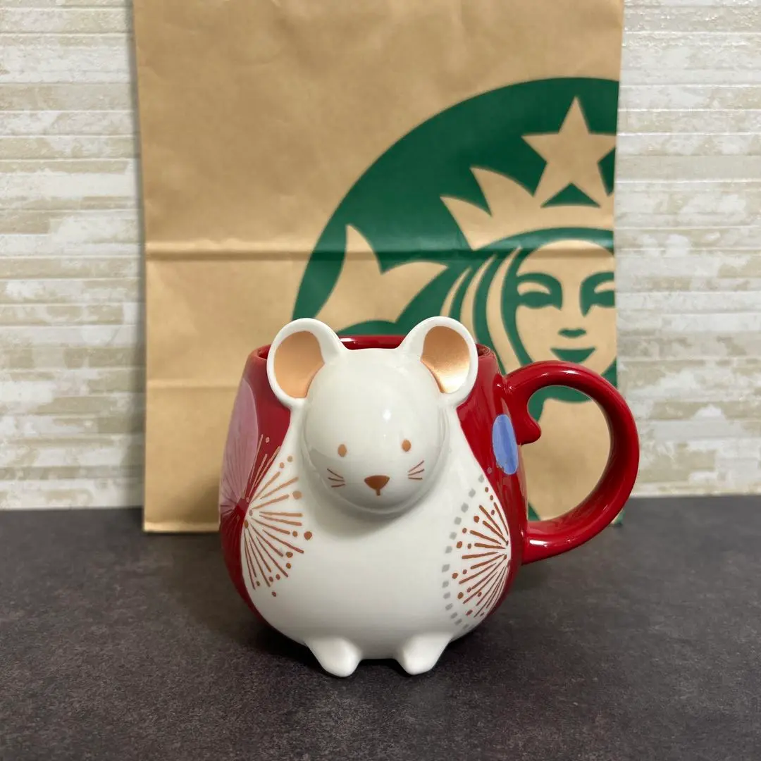 台湾スターバックス（Starbucks）マグカップ ねずみ レッド 12oz 61lht7q5KKL._AC_SY200_QL15_.jpg