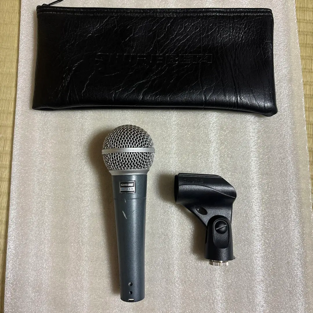 中古品【SHURE】シェアBETA57A ダイナミックマイク 付属品付き ダイナミックマイク・SHURE BETA57Aレビュー【ベータはボーカル