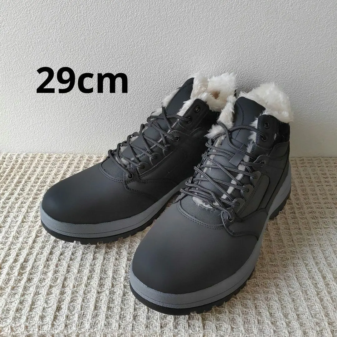 Thumbnail of 29cm Men's Winter Boots Waterproof Trekking Boots Fleece Lined Snow Shoes