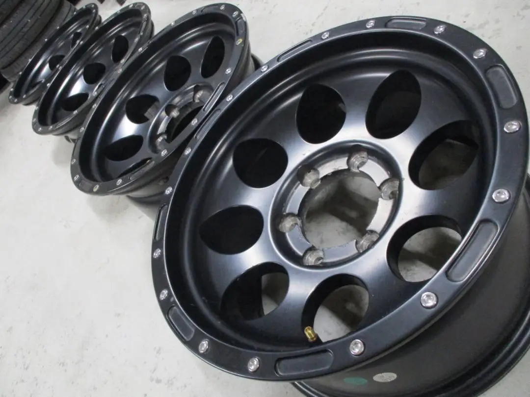 185/60R16 16×7J +5 丸穴レンコンホイール４本！！ 185/60R16 16×7J +5 丸穴レンコンホイール4本！！