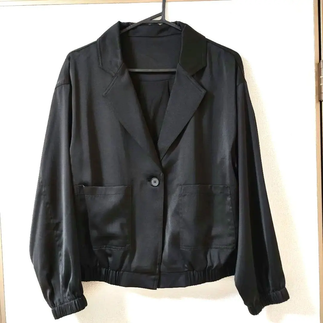 Thumbnail of Collar jacket, black