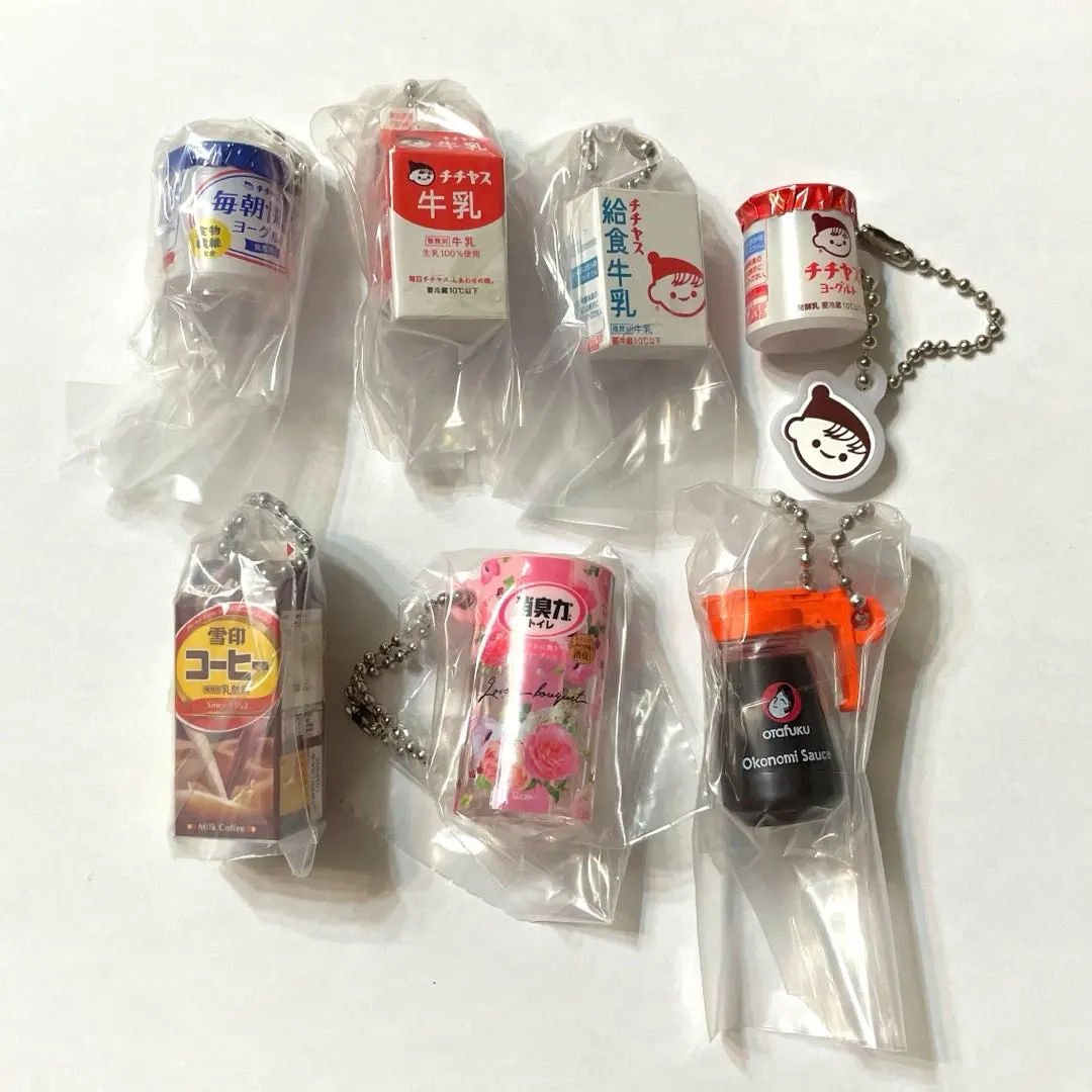Thumbnail of Gachagacha (capsule toy) bulk sale: Chichiyasu, Otafuku Sauce, Yukijirushi Coffee, Keshiryoku (deodorizer)