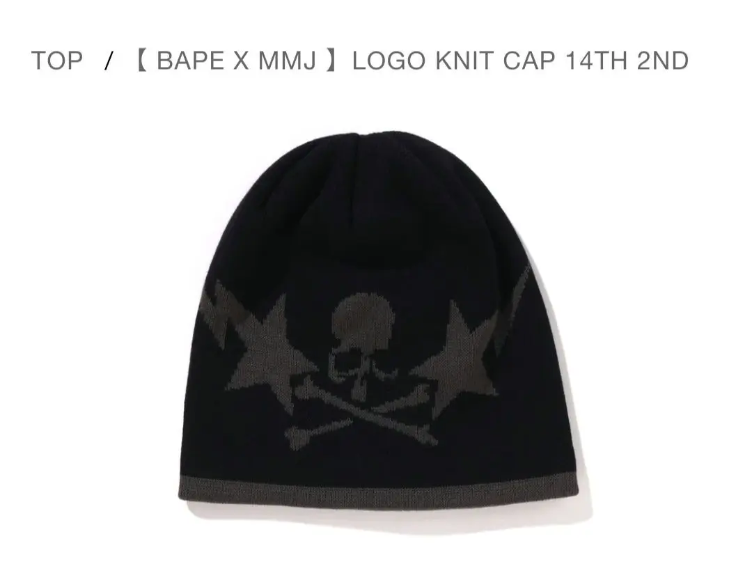 A BATHING APE✕mastermindコラボ ブラックレザー風キャップ A BATHING APE 新品 マスターマインドジャパン mastermind JAPAN
