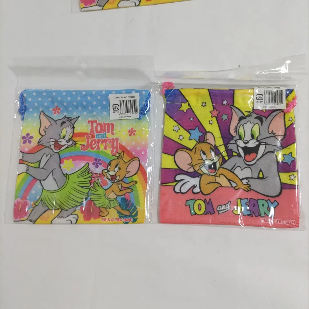 Thumbnail of 【New, Unused, Unopened】Tom and Jerry Drawstring Pouch Set of 2