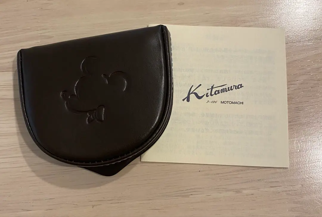 KITAMURA × Disney 馬蹄型コインケース 限定品 レザー 男女兼用