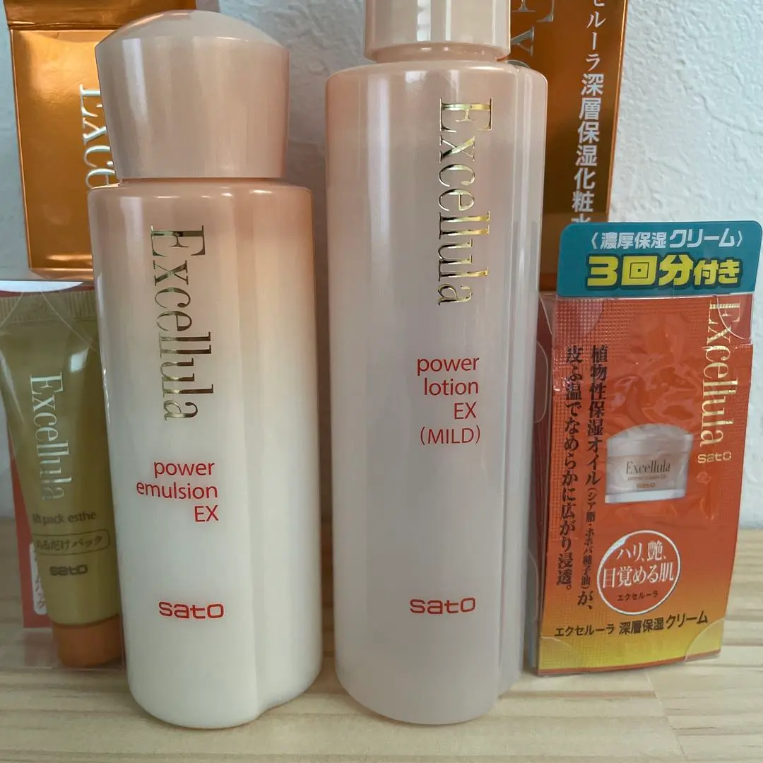 【新品未使用】エクセルーラ乳液・美容液・パワークリーム7点セット ハリ・高保湿シリーズの商品一覧｜エクセルーラ｜エイジングケア