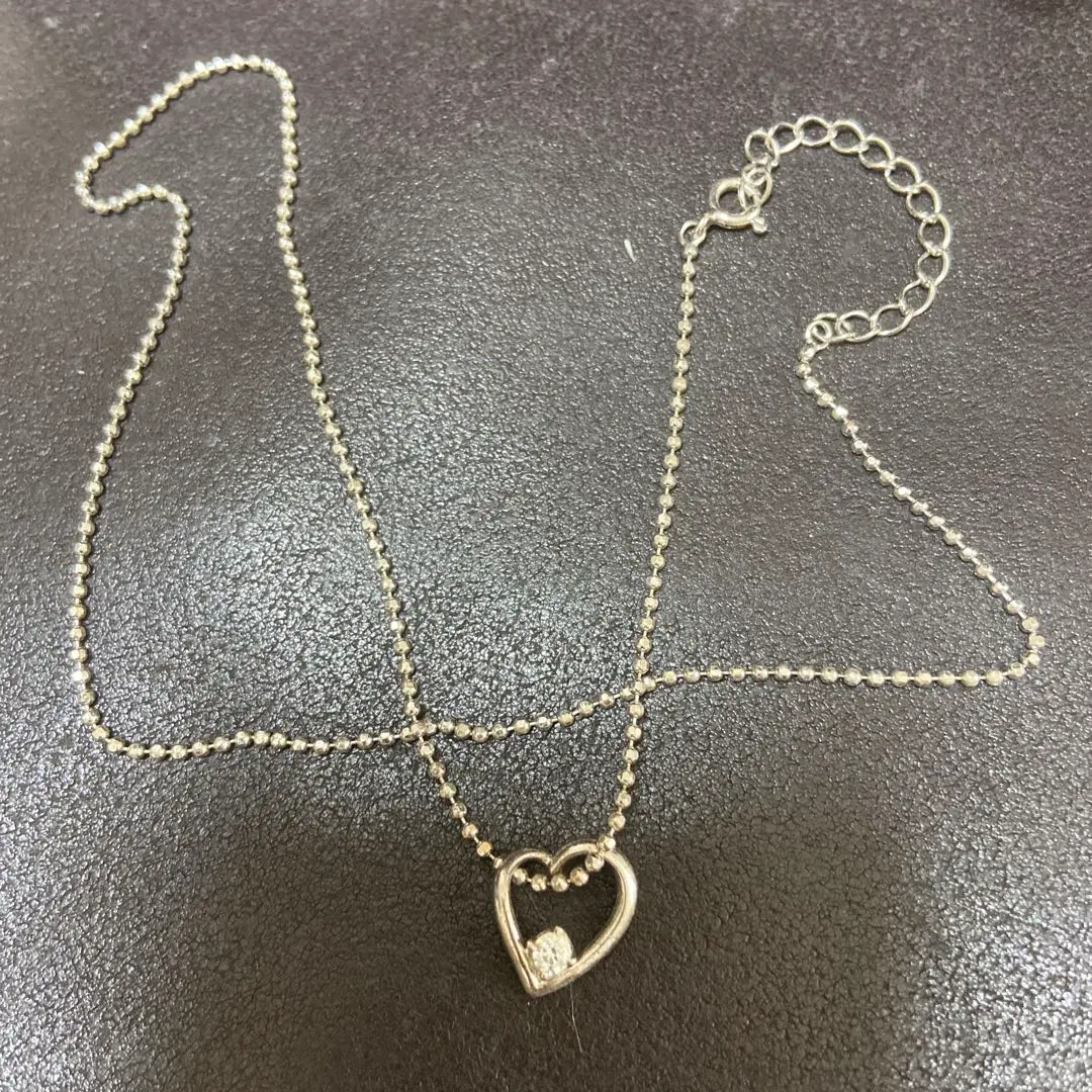Thumbnail of Heart-shaped stone necklace