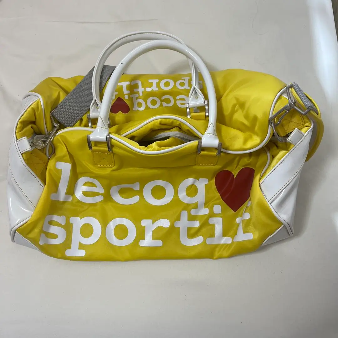 le coq sportif ゴルフバッグ イエロー フード付き le coq sportif GOLF ルコックスポルティフ ゴルフ ルコック