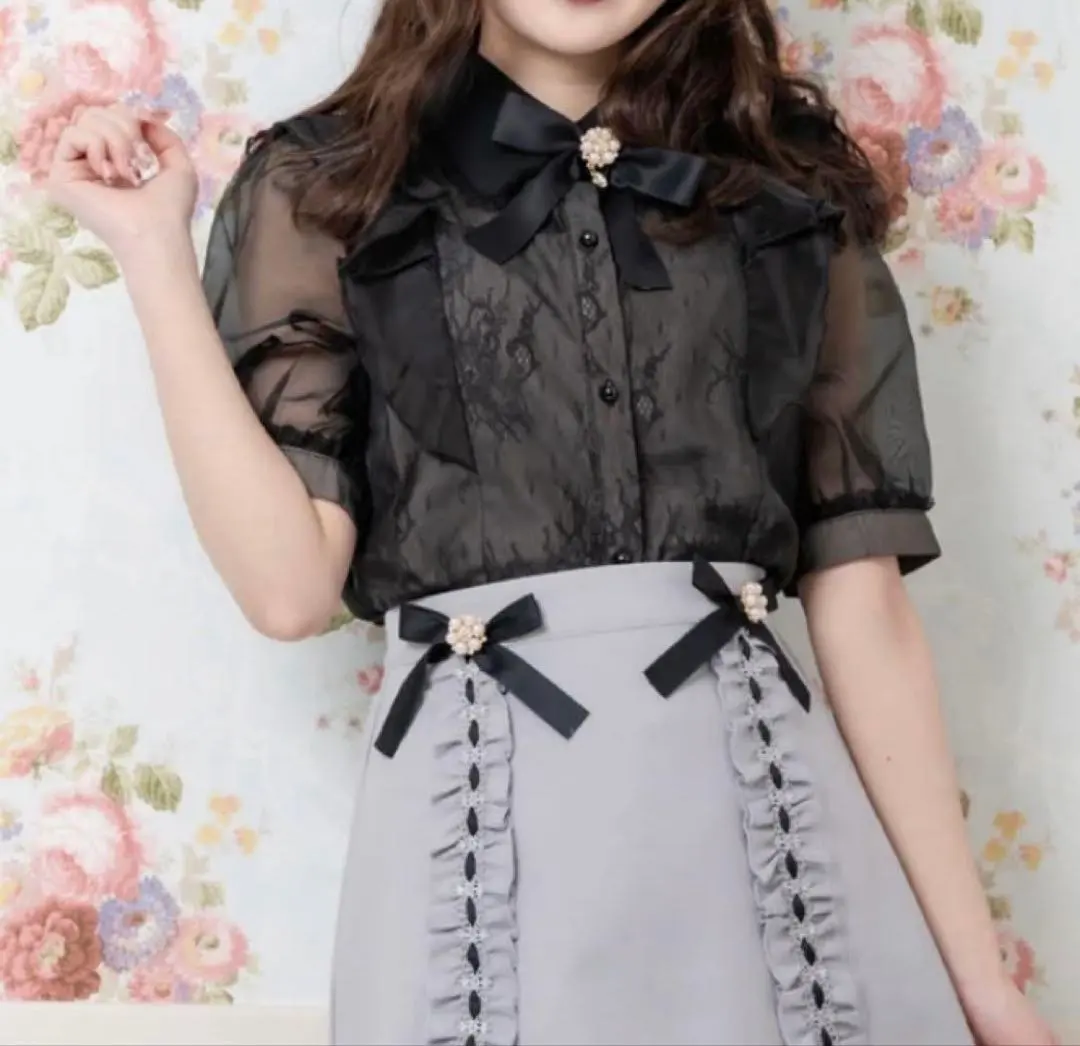 Thumbnail of ROJITA Lace Sheer Blouse