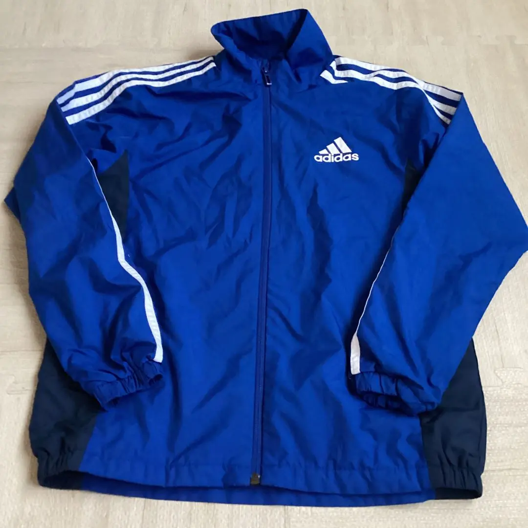 Thumbnail of Final Sale! Last one! Adidas jacket, blue, windbreaker, size 150