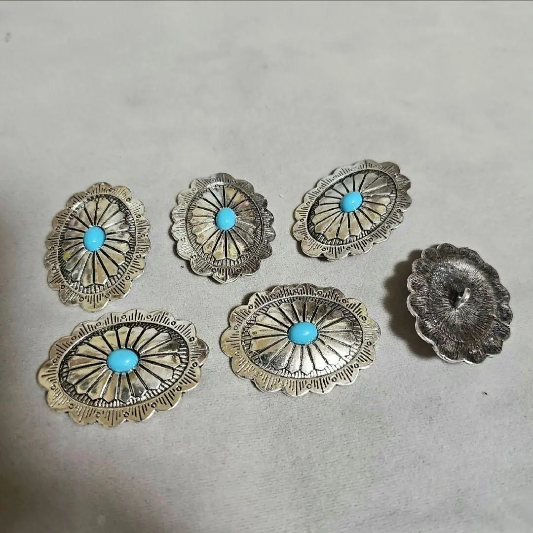 Thumbnail of Concho Loop Type, Set of 6, Handmade Materials