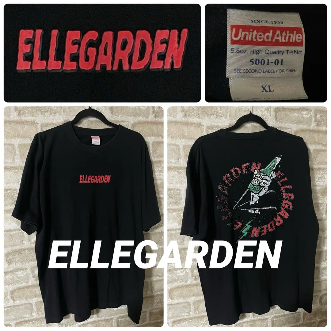 フェードダメージELLEGARDEN バンドTシャツ　ビール ☆ELLEGARDEN☆エルレガーデン☆ロックバンドTシャツ - メルカリ