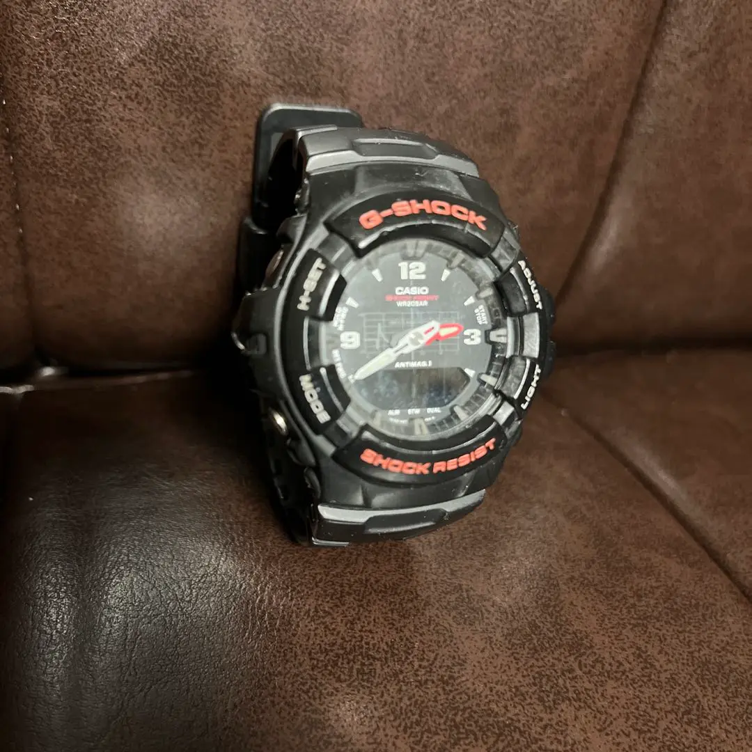 G-SHOCK RALLIART G-100 2327 ラリーアート Casio G-SHOCK G-100 (2327) Analog Digital 47mm Black