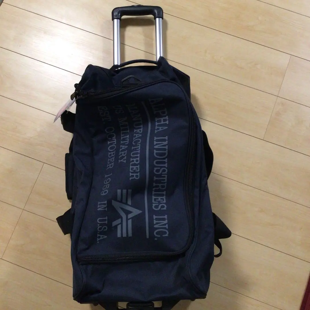 ALPHA INDUSTRIES キャリーケース 美品　オマケ付き Alpha Industries ALPHA アルファ ボストンミニキャリー 36