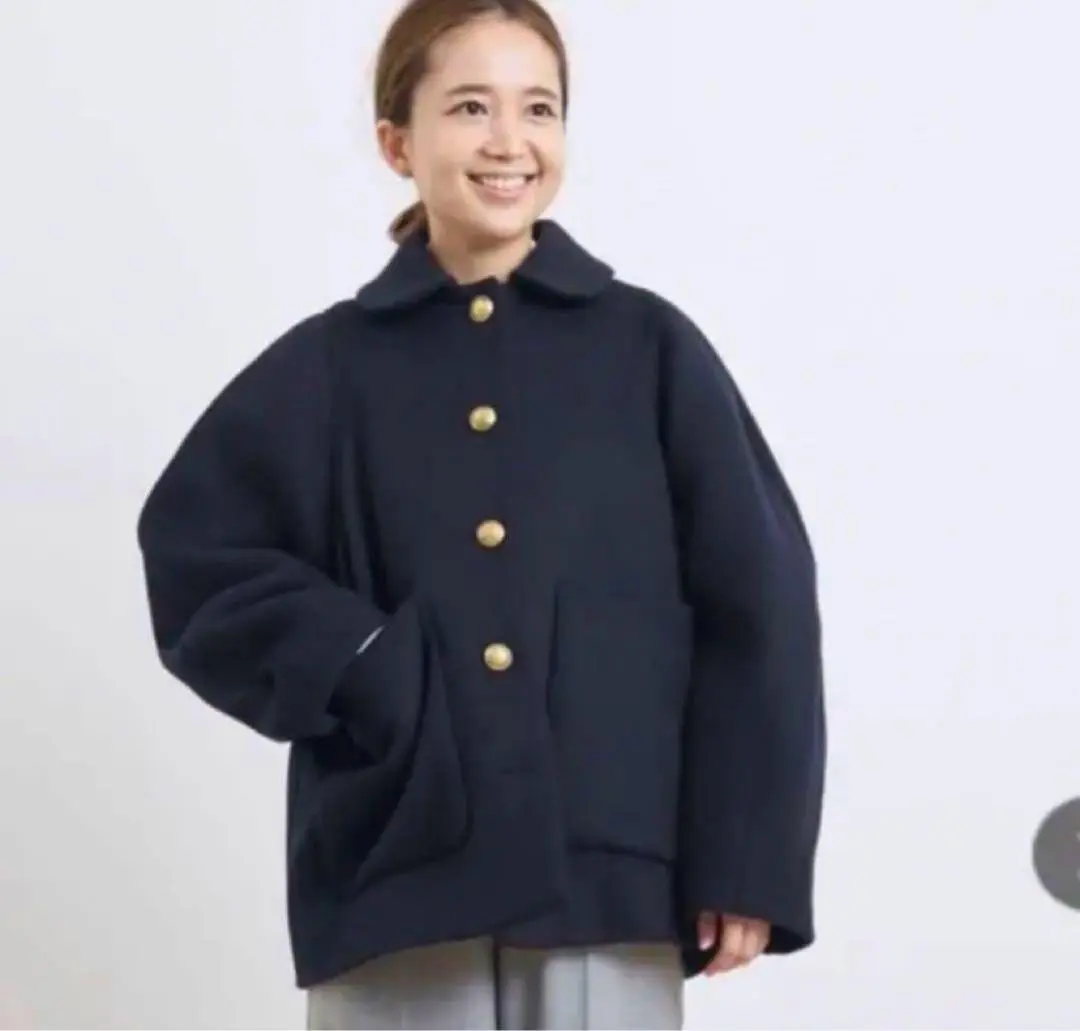 yori ヨリ ラウンドカラー　ショートコート yoriラウンドカラーショートコート ジャケット・アウター