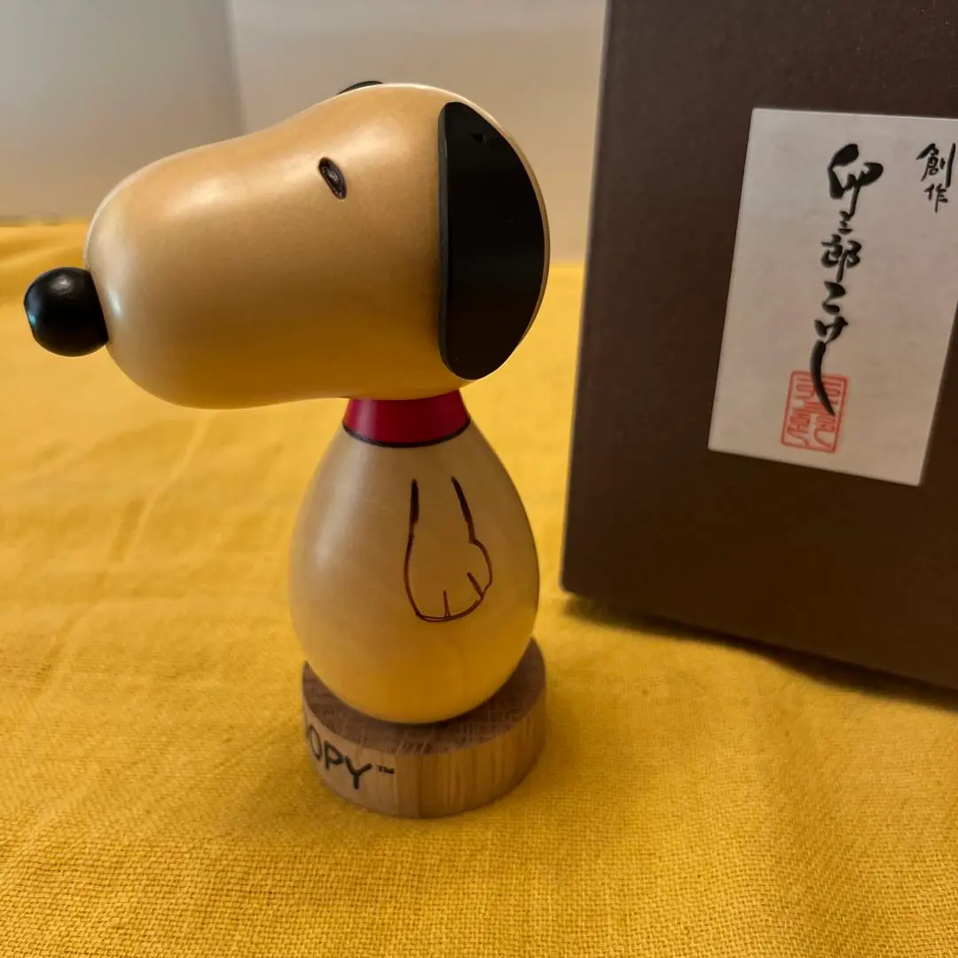 卯三郎こけし スヌーピー PEANUTSこけし [スヌーピー] by 卯三郎こけし | 海外の