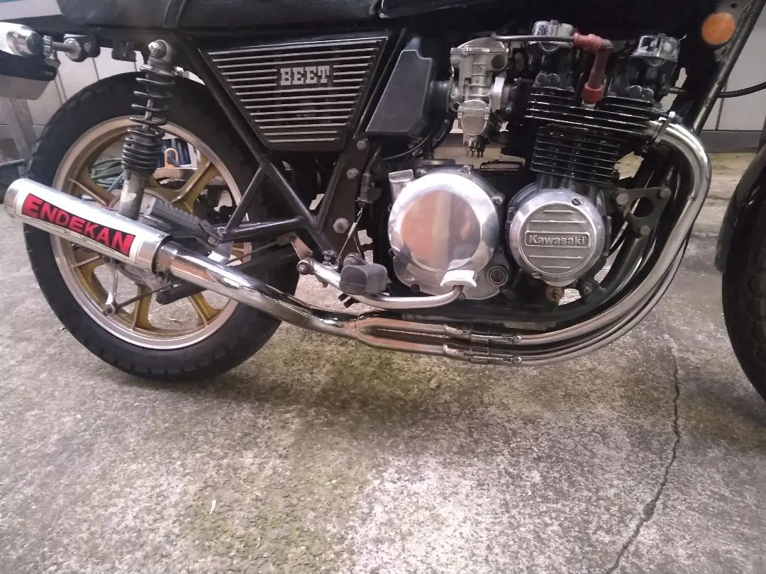 z400fx,z400J マフラー　当時物　LEAD ショート管　64パイ z400fx,z400J マフラー 当時物 LEAD ショート管 64パイ