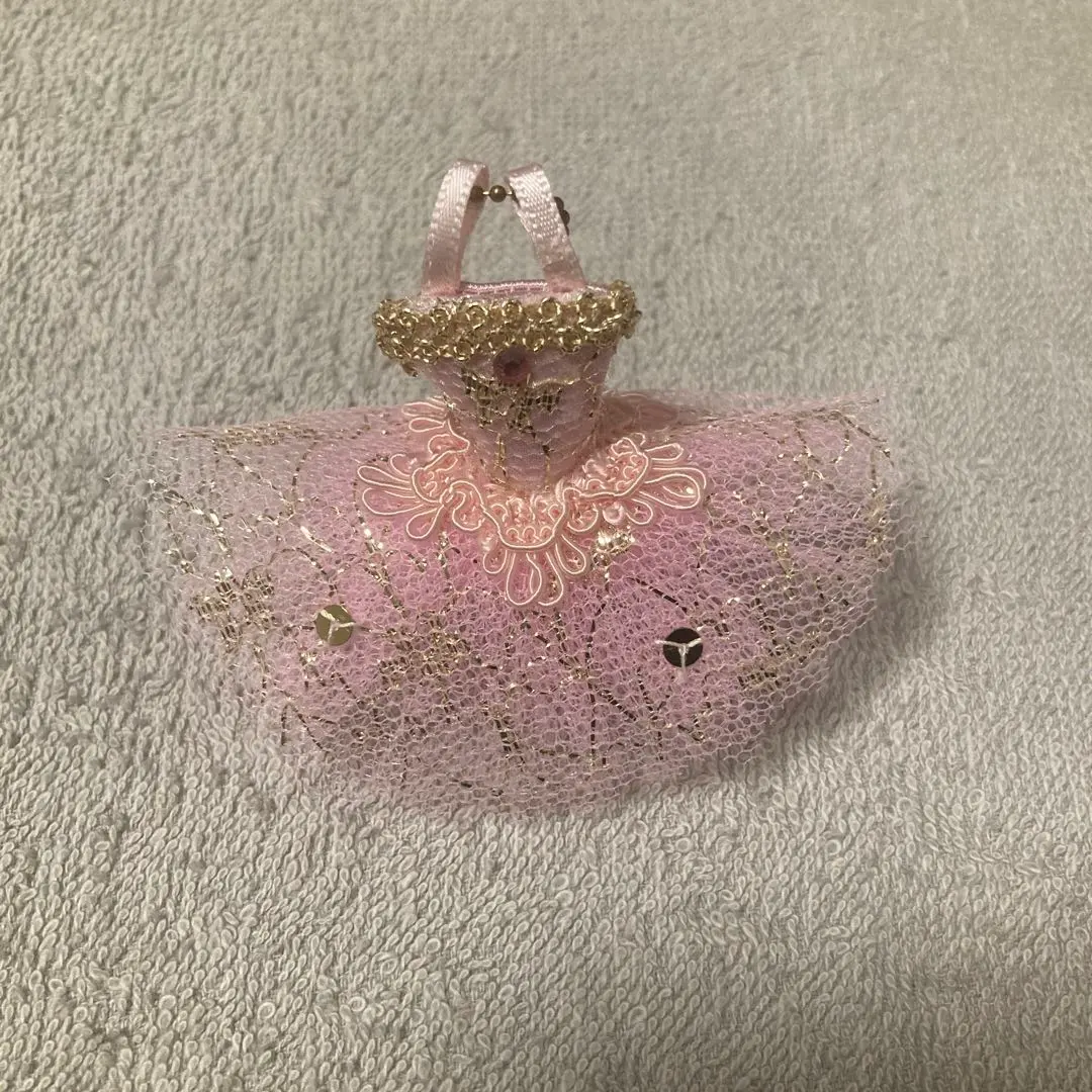 Thumbnail of Ballerina tutu pink keychain charm