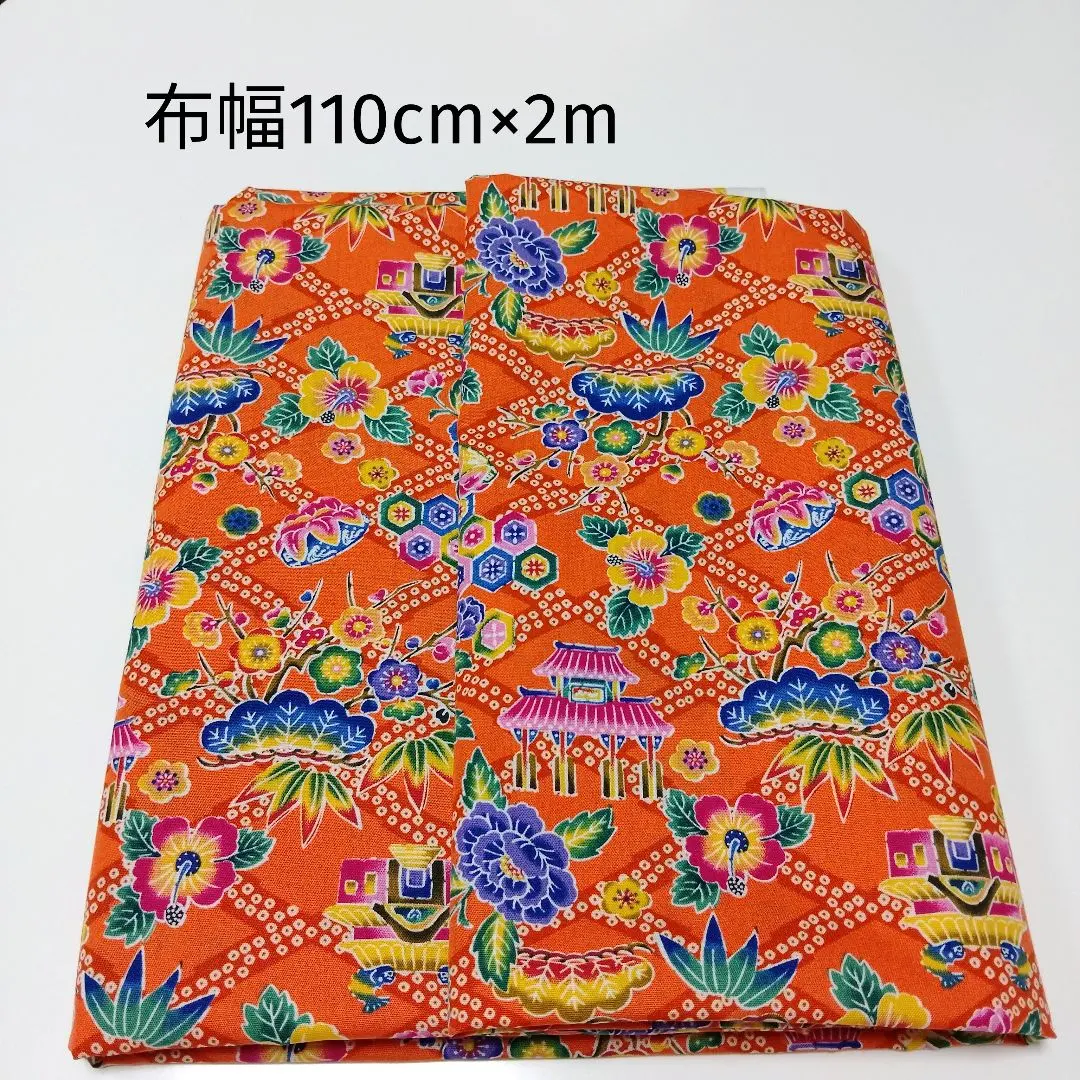 芭蕉布　琉球紅型　暖簾　紅型染め　沖縄　芭蕉紙　木箱入り　新品未使用品　逸品 芭蕉布 琉球紅型 暖簾 手染め紅型染 沖縄 芭蕉紙 木箱入り 新品