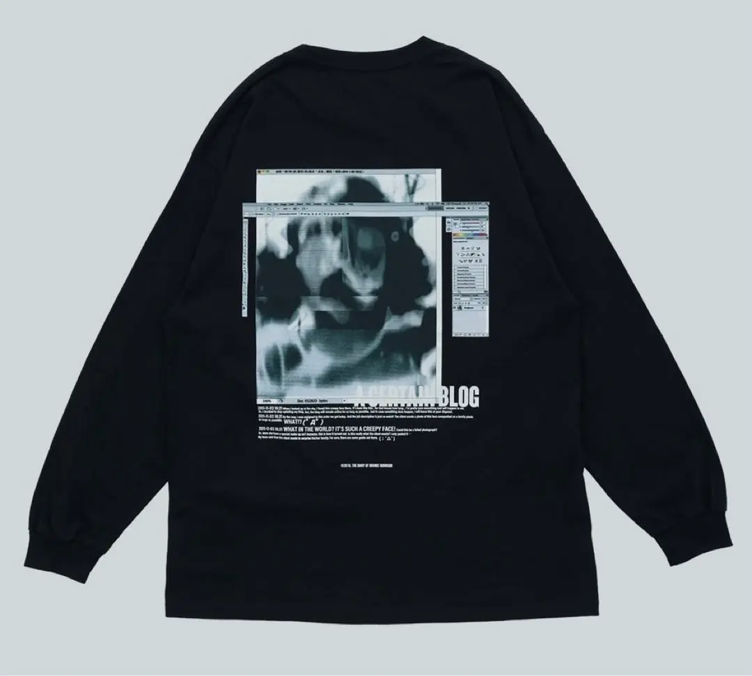 フェイクドキュメンタリーQ ロングスリーブTシャツ MAISON KITSUNE(メゾン キツネ)｜【MEN】BOLD FOX HEAD PATCH