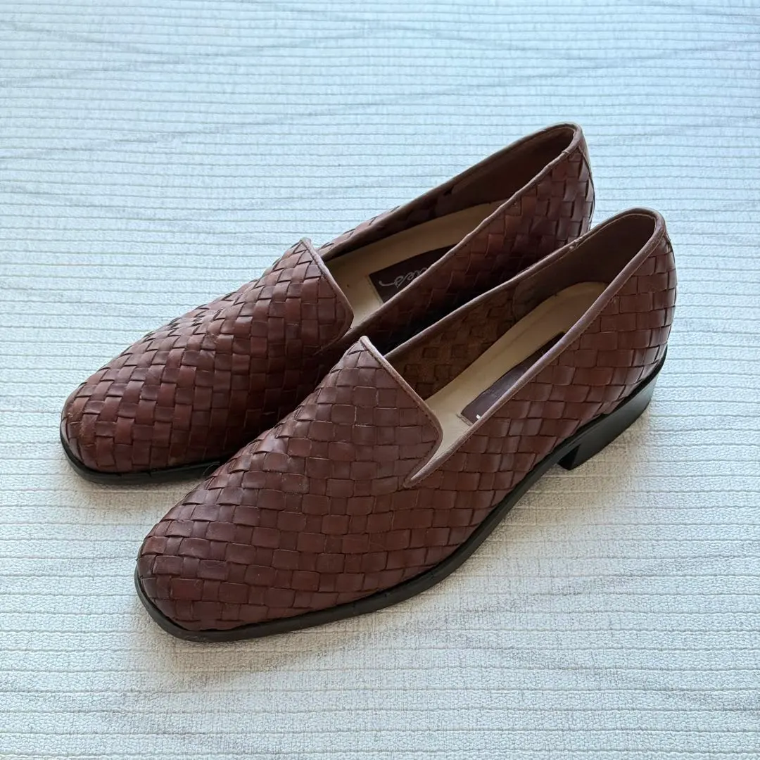 Thumbnail of Seychelles Braided Leather Loafers, Brown