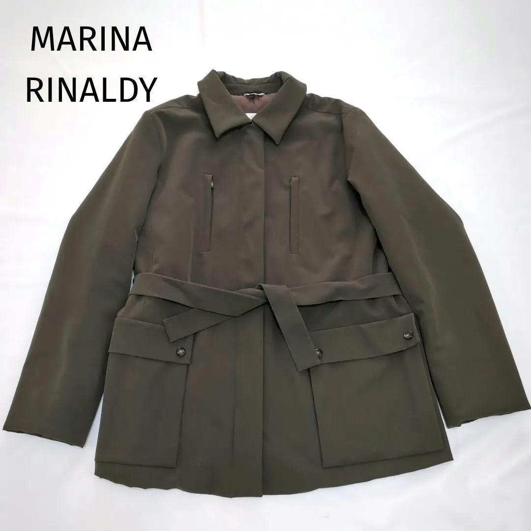 VOYAGE by MARINA RINALDI レオパードコート【未使用】 楽天市場】marina rinaldi マリナリナルディ コートの通販