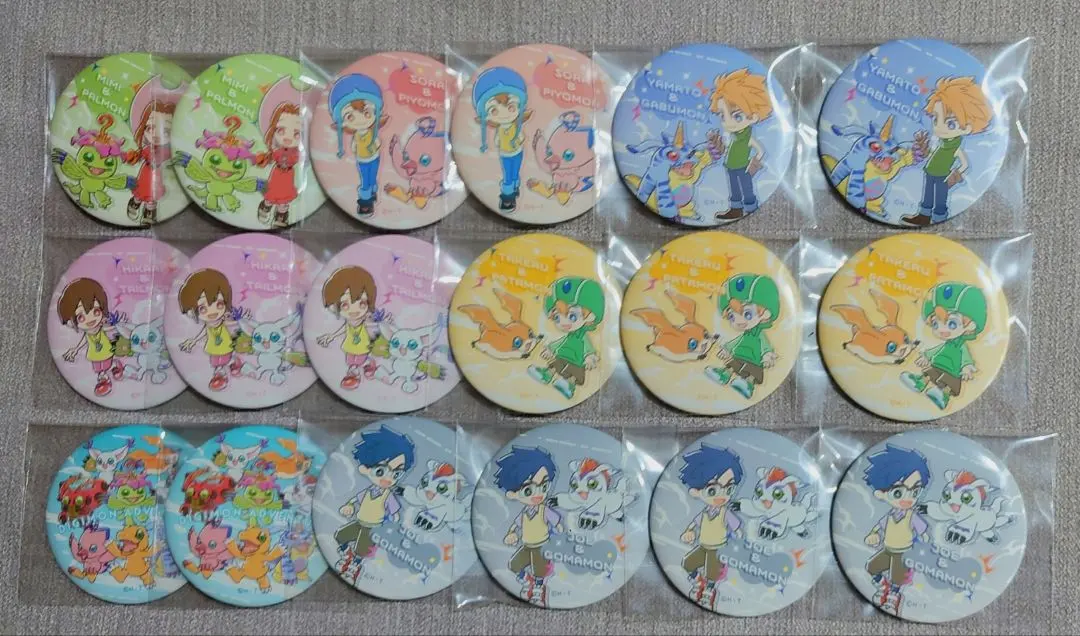 Thumbnail of Digimon Adventure 100-yen Can Badges