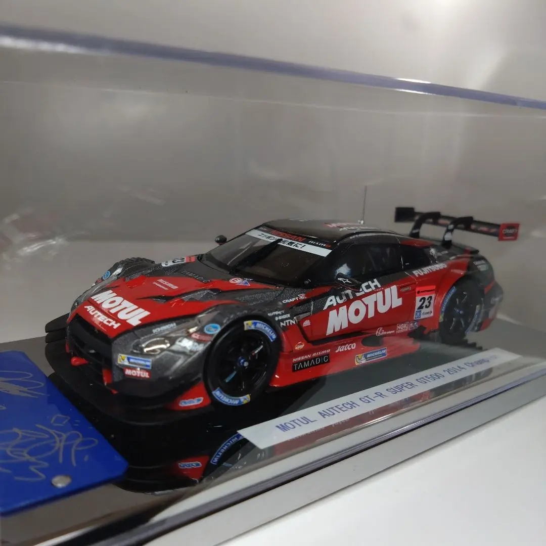 【希少限定品】サイン入り！MOTUL AUTECH GT-R 2014 日産オンラインショップ：11月 モデルカー