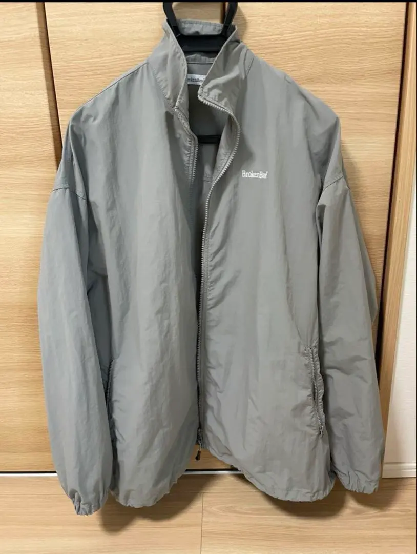 Thumbnail of BrokenBase Gray Nylon Jacket, Size M