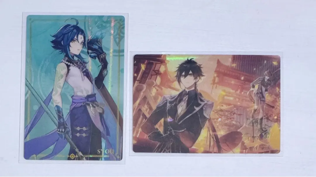 Thumbnail of Genshin Impact Wafer Cards: Xiao, Zhongli, Tartaglia
