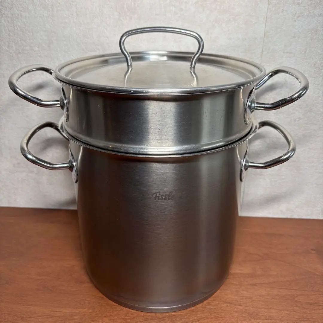 Fissler ステンレススチール 2段式寸胴鍋 2025年最新】Fissler 寸胴鍋の人気アイテム - メルカリ