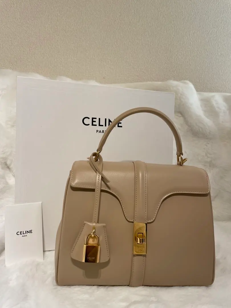 広尾店】未使用 セリーヌ CELINE スモール16 セーズ 2WAYバッグ