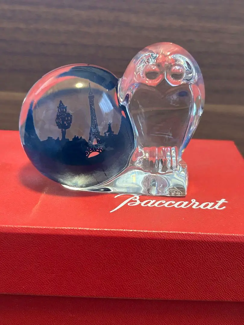 Baccarat /バカラ 最高級クリスタル オブジェ フクロウ 11cm バカラ】Baccrat フクロウ クリスタル 動物 | reoreohouse