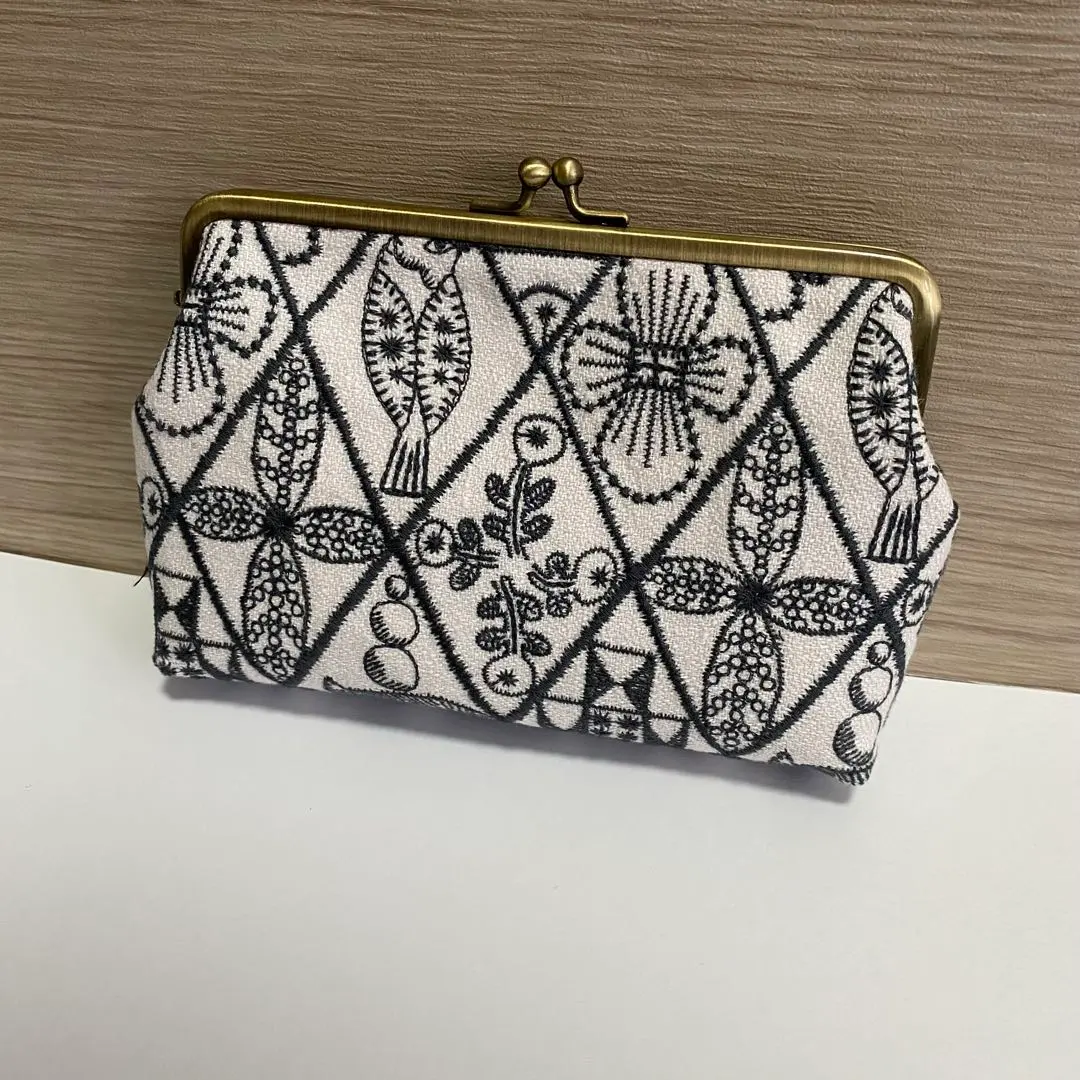 Thumbnail of mina perhonen Gachiguchi pouch handmade bankbook symphony