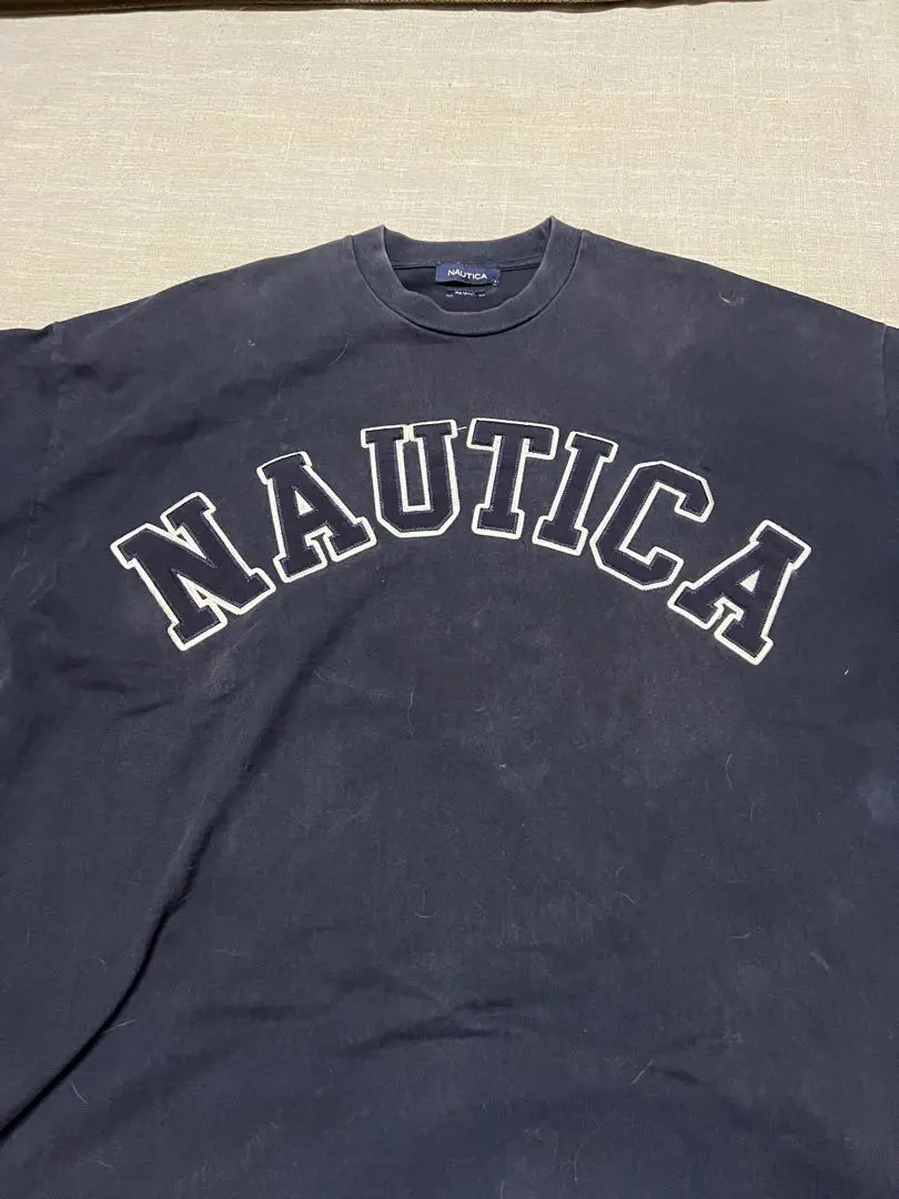 Thumbnail of NAUTICA Navy T-shirt L size