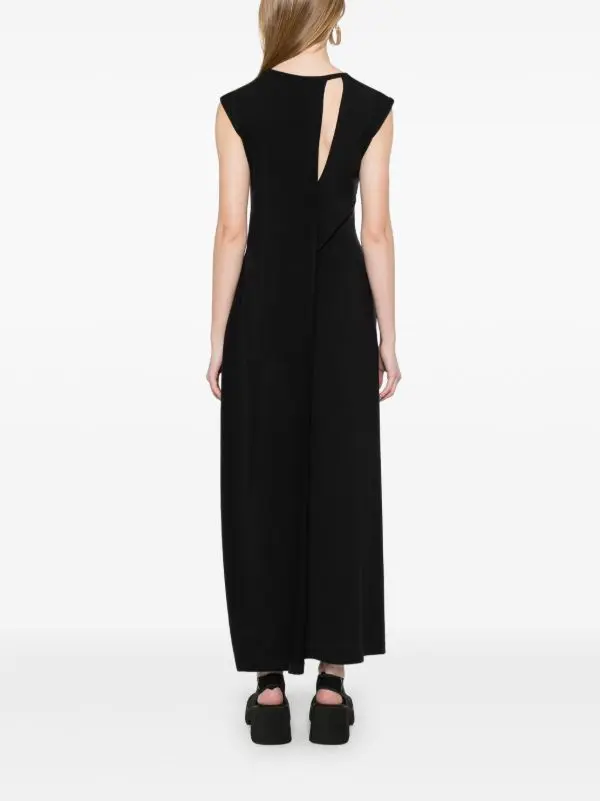 ワイスリー アディダス ロングワンピース ノースリーブ ドローコード スリット TWILL DRESS Y-3│Y-3 ワイスリー