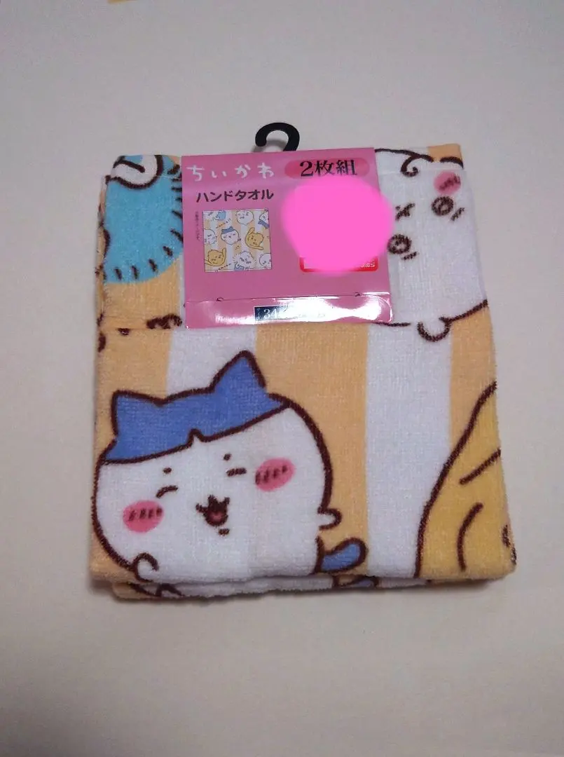 Thumbnail of Chikawa Shimamura Hand Towel Hachiware Usagi Momonga Patsuware Taremimi