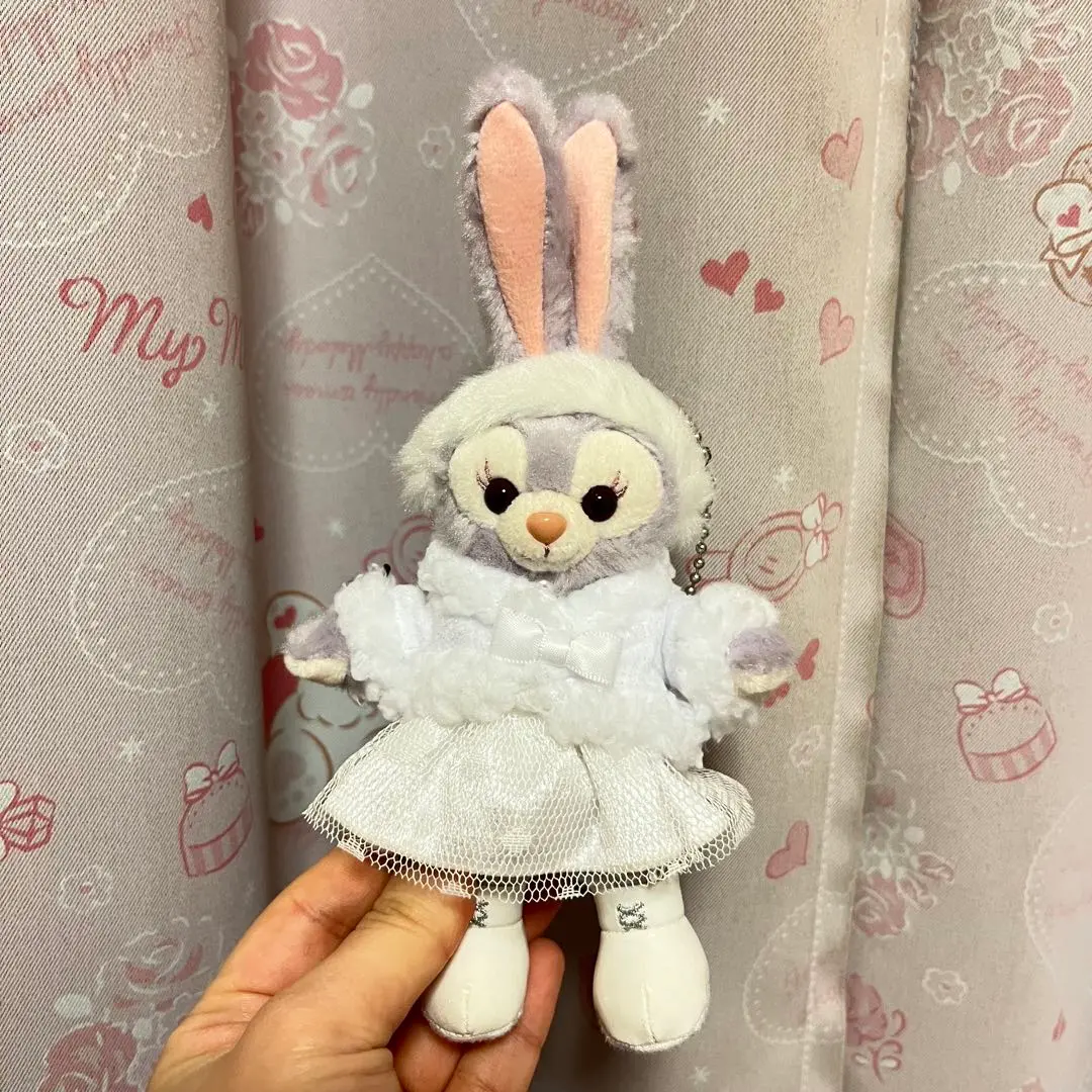 お顔厳選　ステラルー　ホワイトウィンタータイムワンダーランド　ぬいぐるみバッジ ステラルー ぬいぐるみバッジ ホワイトウィンタータイム