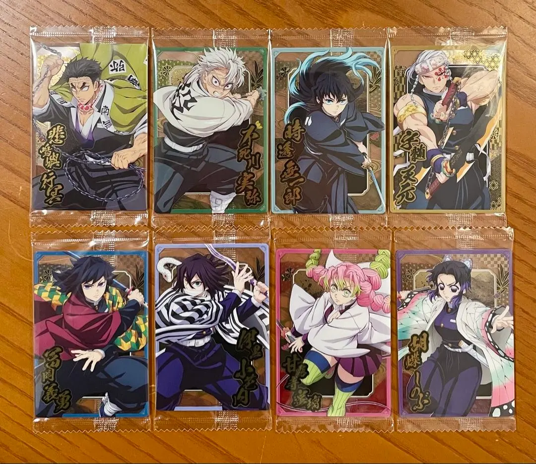 Thumbnail of Kimetsu no Yaiba Wafer 10 Pillars All 8 Types Complete Set Unopened