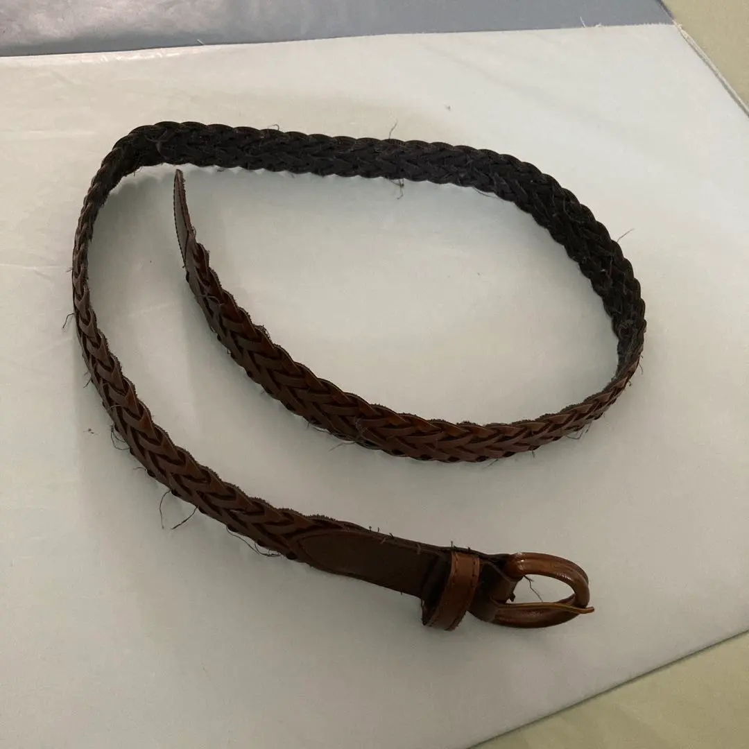 Thumbnail of Brown Leather Braided Belt