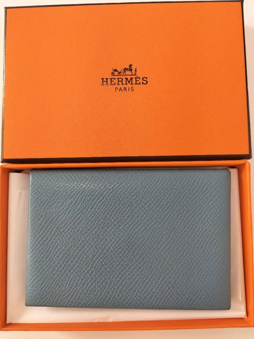 期間限定最終価格　HERMES 水色 レザー 名刺入れ 楽天市場】エルメス ブルージーン カードケースの通販