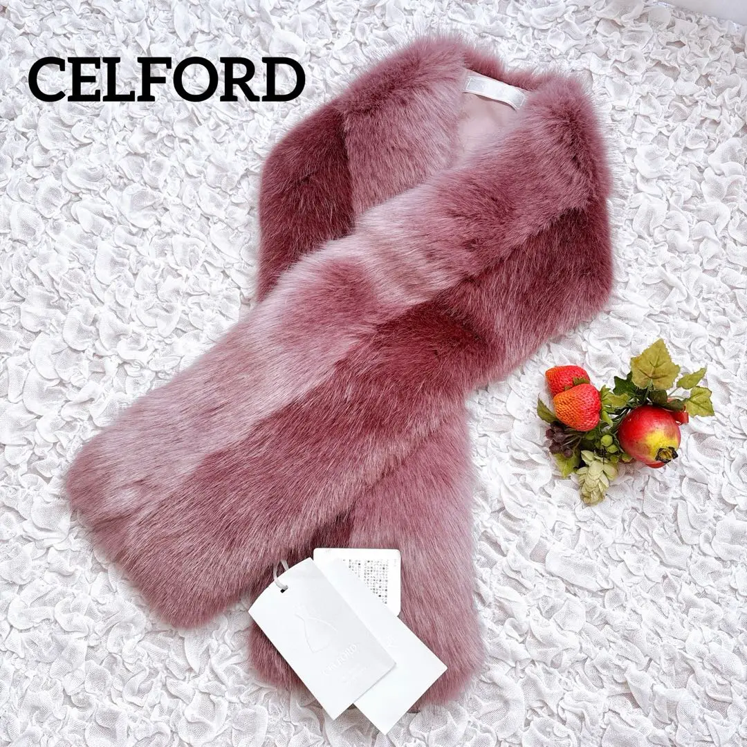 新品未使用タグ付き　セルフォード　ファーティペット 2025年最新】CELFORD 素材：フェイクファー マフラーの人気