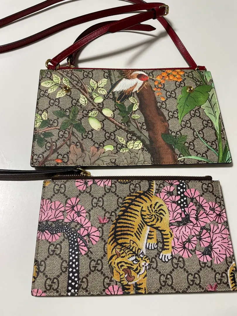 グッチGUCCI 454111 GGスプリーム ベンガルタイガーフラワー